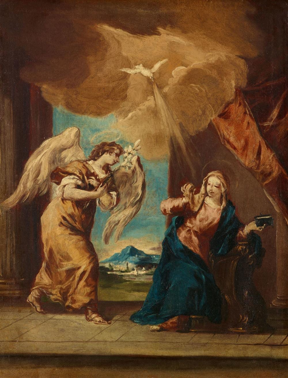 Giovanni Antonio Guardi comparable auction result: giovanni antonio guardi the annunciation