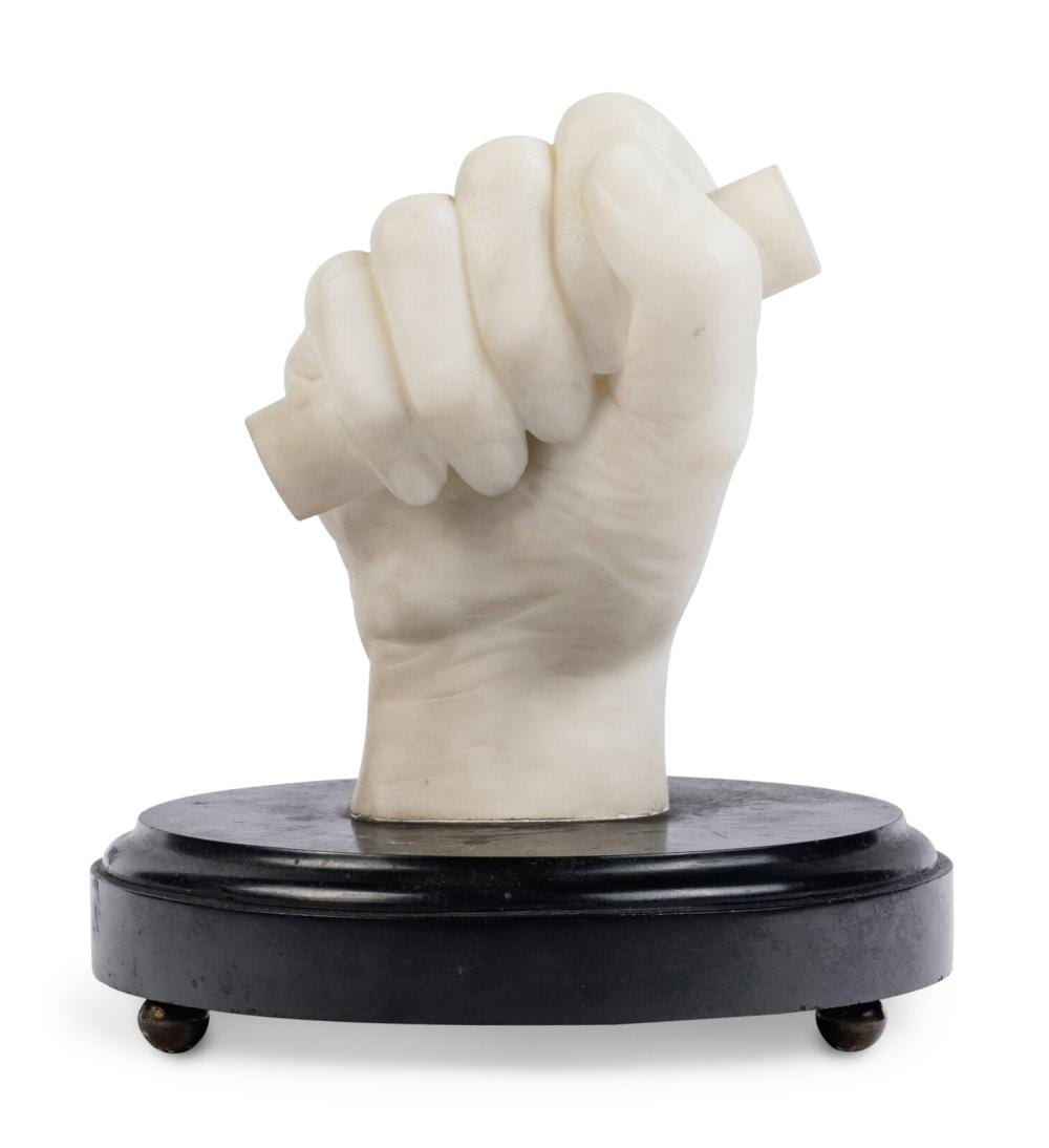 leonard wells volk 1828 1895 marble sculpture of lincoln s right hand 1869 · Freeman’s · 2025-05-21 Leonard Wells Volk comparable auction result: leonard wells volk 1828 1895 marble sculpture of lincoln s right hand 1869