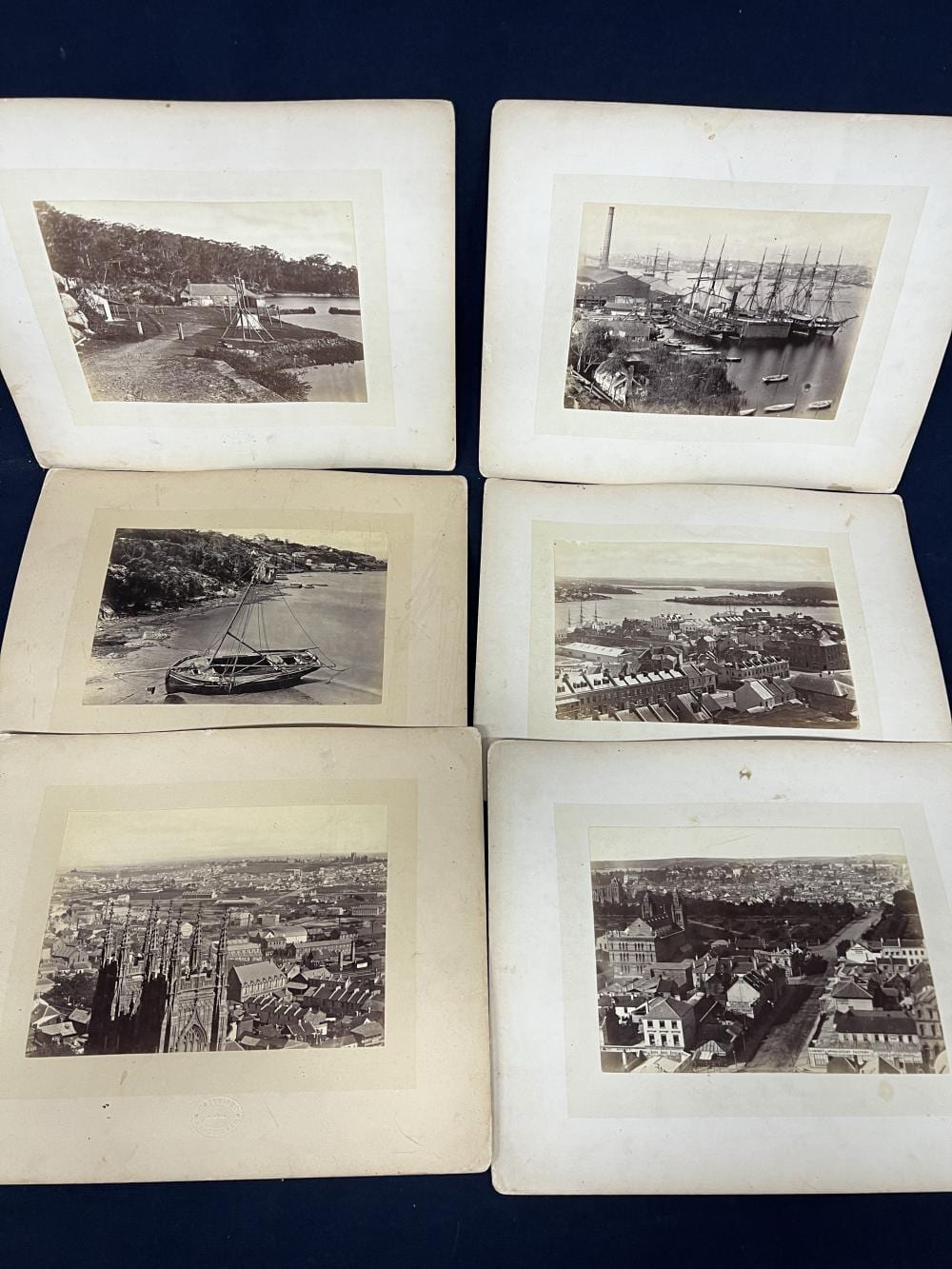 Nicholas John Caire comparable auction result: 1878 views of sydney harbour by nicholas john caire