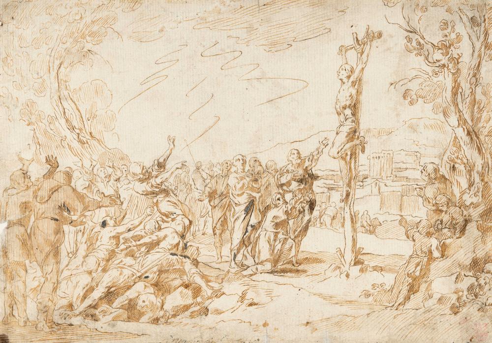 Antonio del Castillo y Saavedra comparable auction result: antonio del castillo y saavedra nachfolge 1616 c rdoba 1668 kreuzigung des heiligen philippus crucifixion of st philip
