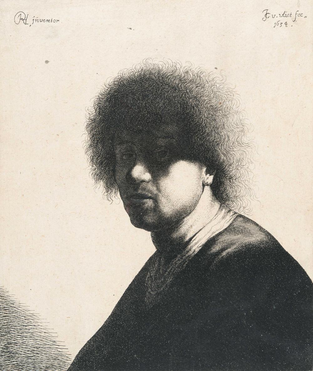 Johannes van Vliet comparable auction result: johannes van vliet active circa 1628 1637 in leiden bildnis von rembrandt im dreiviertelprofil nach links portrait of rembrandt