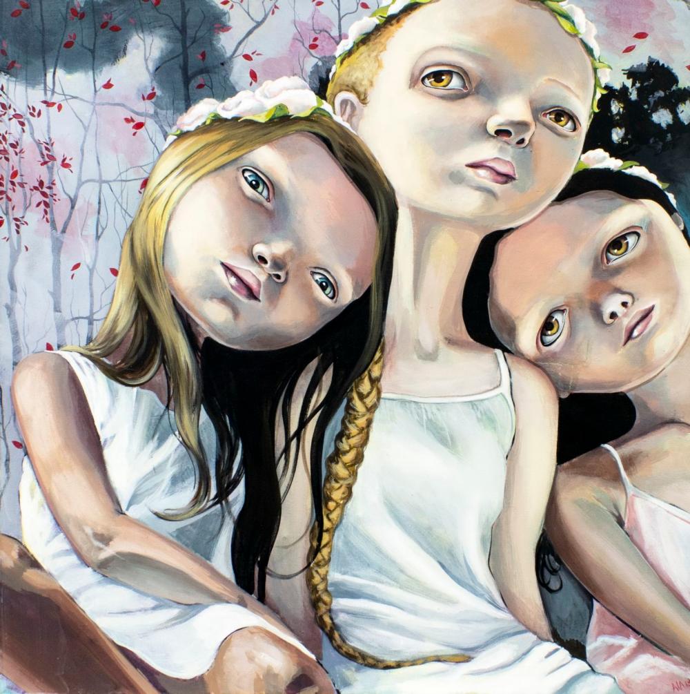 Anne Angelshaug comparable auction result: anne angelshaug norway 20 21c oil painting