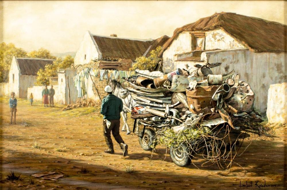 Lambert Kriedemann comparable auction result: lambert kriedemann south africa b 1951 oil painting