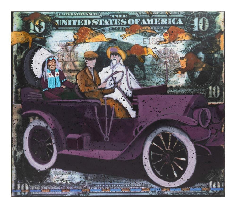 Stan Natchez comparable auction result: stan natchez shoshone tataviam b 1954 buffalo bill s last performance