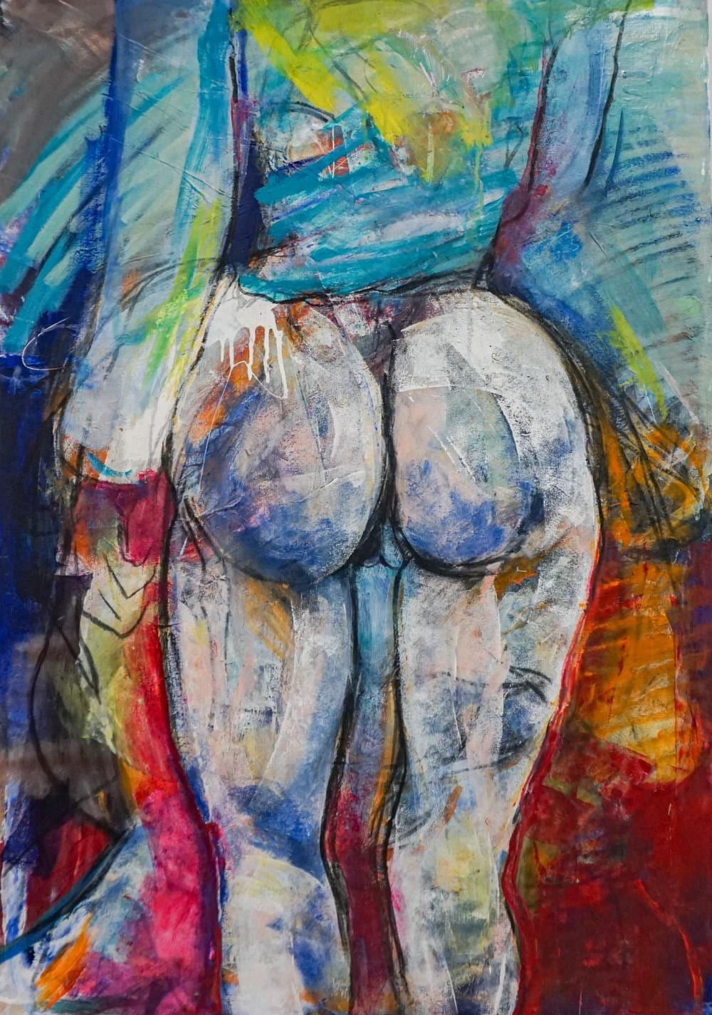 Andrea Erika Janszky comparable auction result: andrea erika janszky hungarian italian b 1966 abstract female nude oil on canvas signed and dated 2007 on verso unframed 39 1 2 x 27 1 2 in 100 3 x 69 9 cm