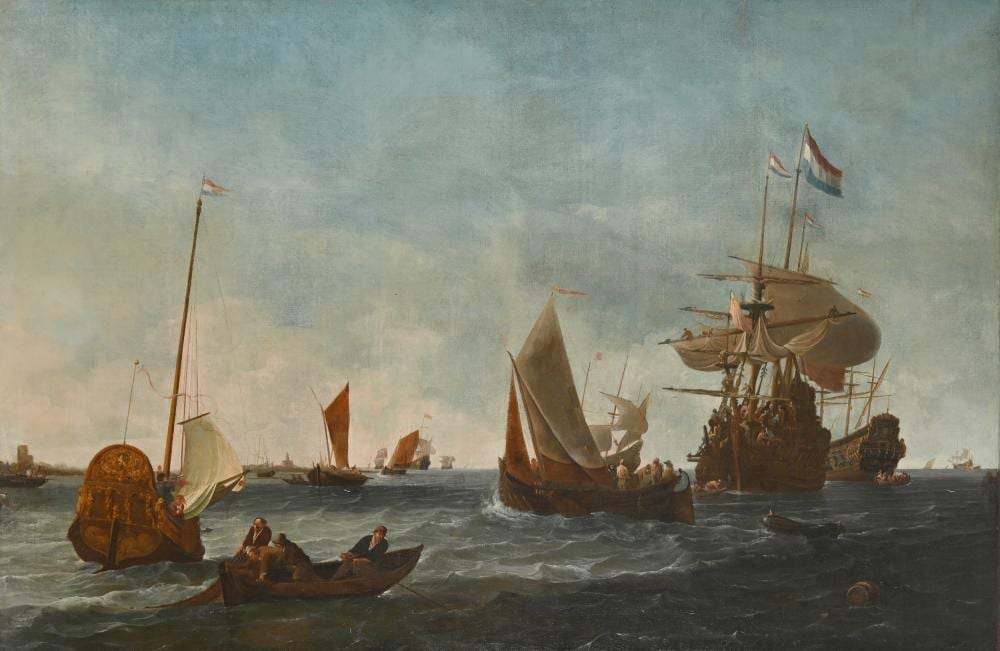Wigerus Vitringa comparable auction result: wigerus vitringa 1657 1725 attributed to william of orange embarking for england