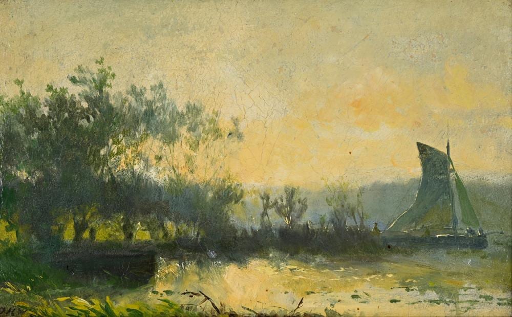 Jan Hendrik Weissenbruch comparable auction result: jan hendrik weissenbruch 1824 1903 avondstemming evening mood