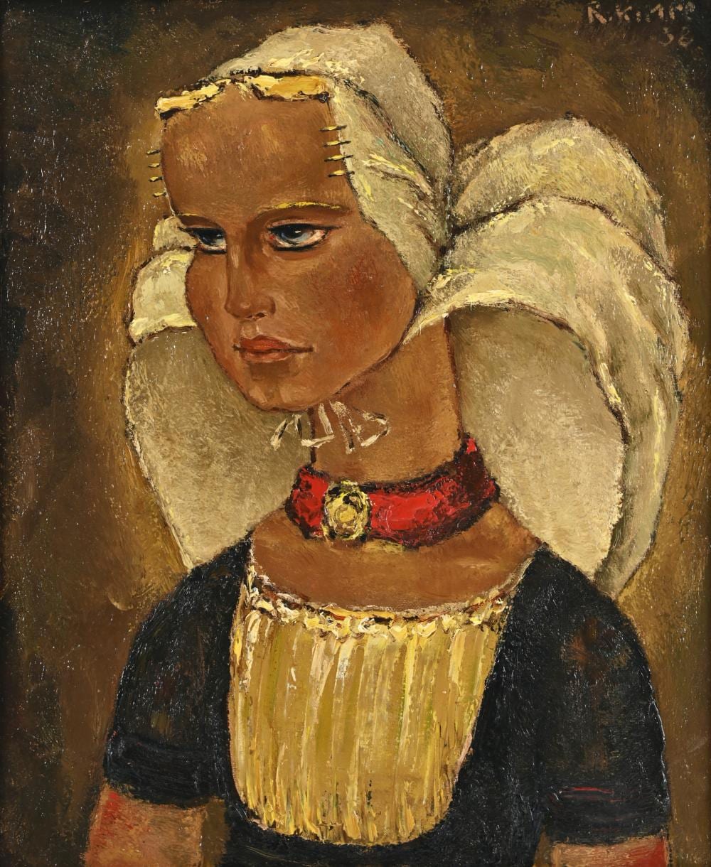 Reimond Kimpe comparable auction result: reimond kimpe 1885 1970 girl from zeeland