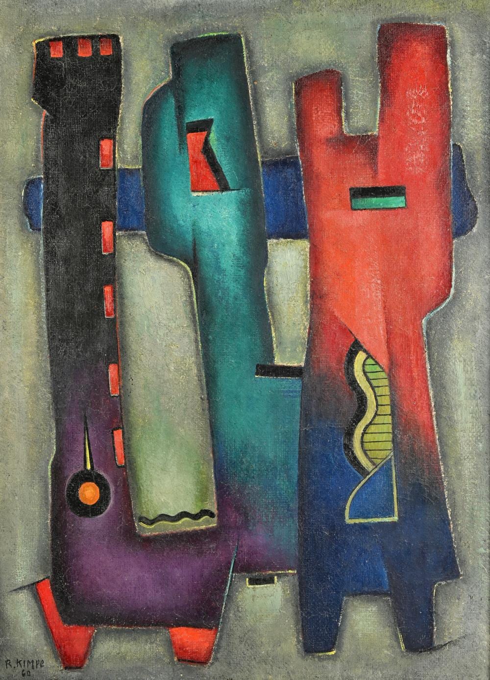 Reimond Kimpe comparable auction result: reimond kimpe 1885 1970 modern composition