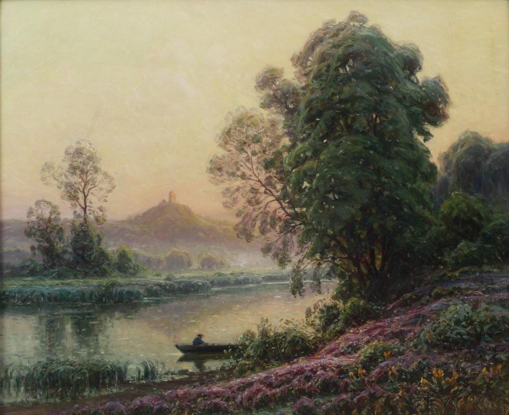 William Didier-Pouget comparable auction result: william didier pouget 1864 1959 morning on the pond