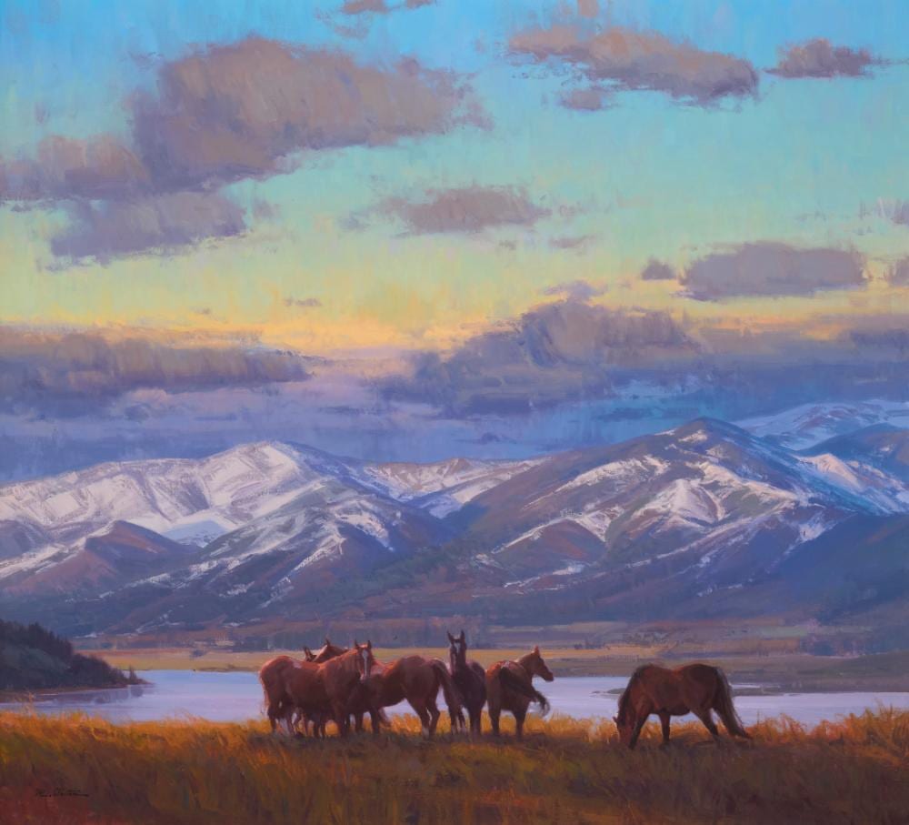 Michael Albrechtsen comparable auction result: michael albrechtsen b 1962 taking in the view