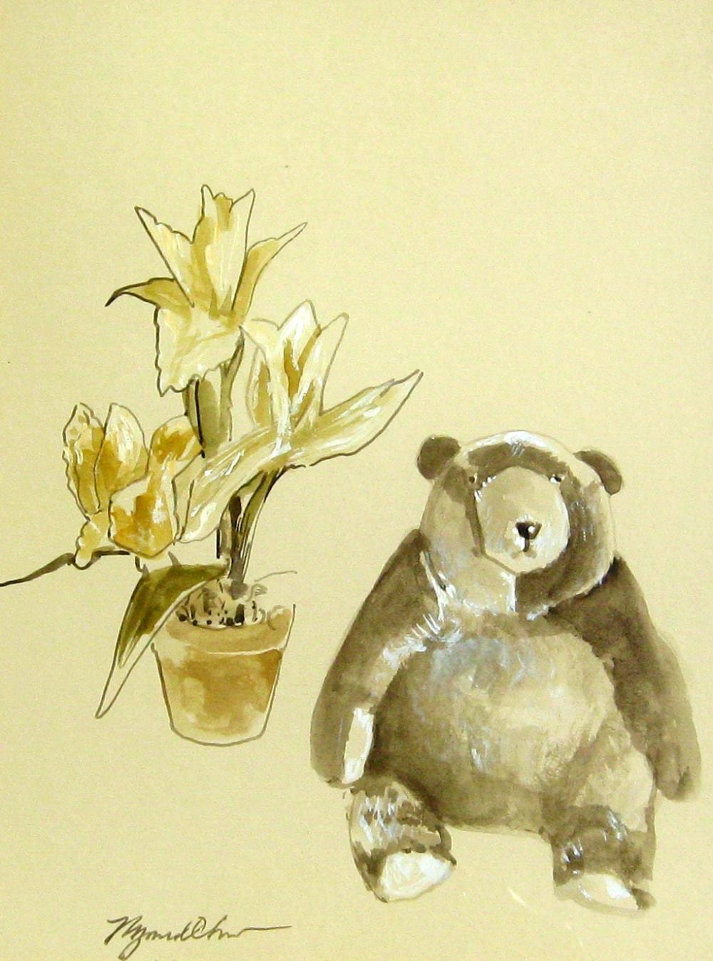 Raymond Chow comparable auction result: raymond chow canadian 1941 untitled bear plant