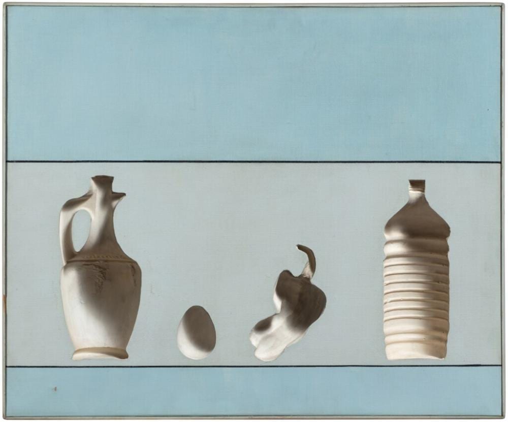 two blue bottles · Sotheby's · 2025-04-10 Roy Adzak comparable auction result: two blue bottles