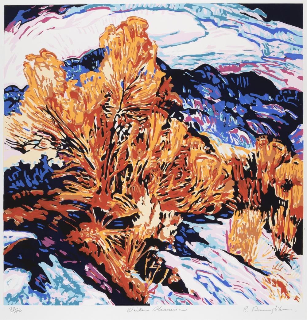 robert a daughters winter chamisa · Santa Fe Art Auction · 2025-05-07 Robert A. Daughters comparable auction result: robert a daughters winter chamisa