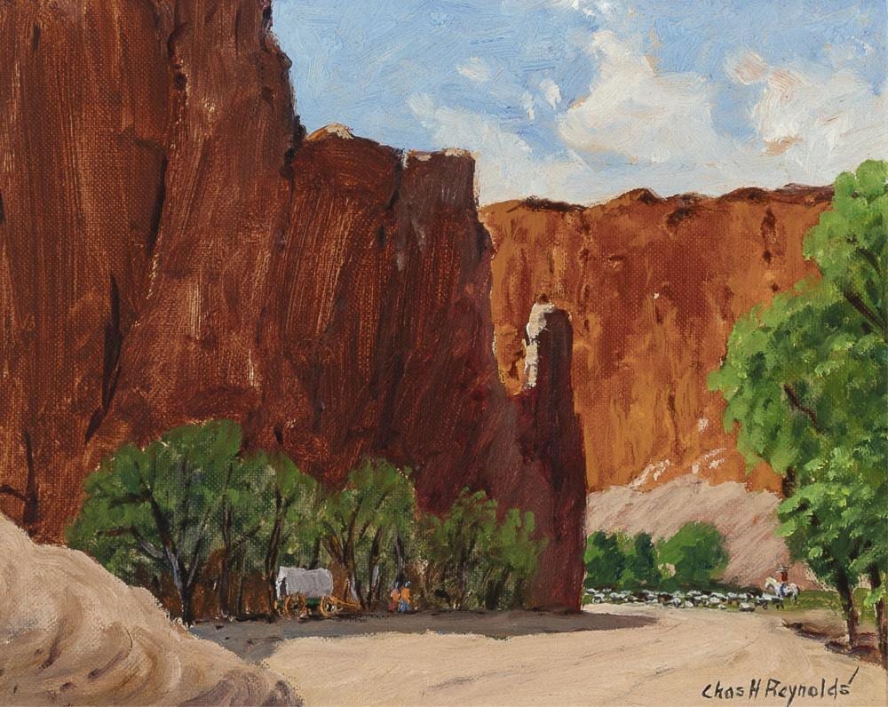 Charles Henry Reynolds comparable auction result: charles henry reynolds canyon de chelly 1962