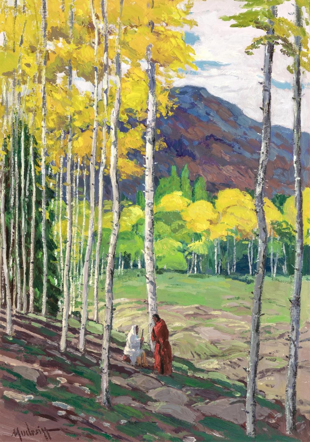 John Modesitt comparable auction result: john modesitt meeting among the aspens