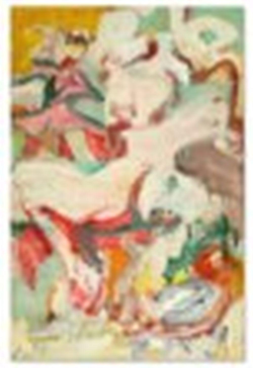 Willem de Kooning (1904-1997) Woman and Child oil on paper mounted on canva comparable sale