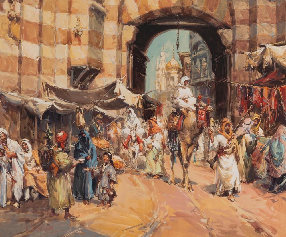 Antonio Medina Serrano comparable auction result: antonio medina serrano madrid 1944 untitled watercolor on paper signed in the lower left corner