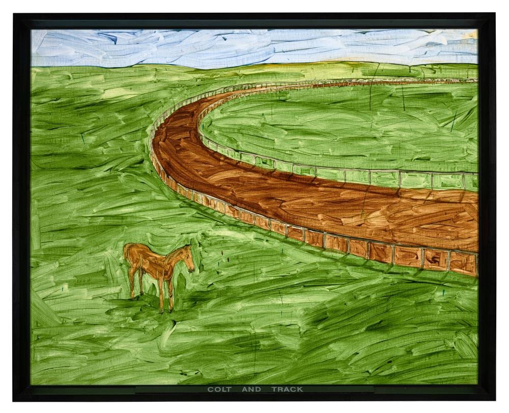 neil jenney b 1945 colt and track acrylic on canvas in artist s frame · Christie's · 2025-05-15 Neil Jenney comparable auction result: neil jenney b 1945 colt and track acrylic on canvas in artist s frame