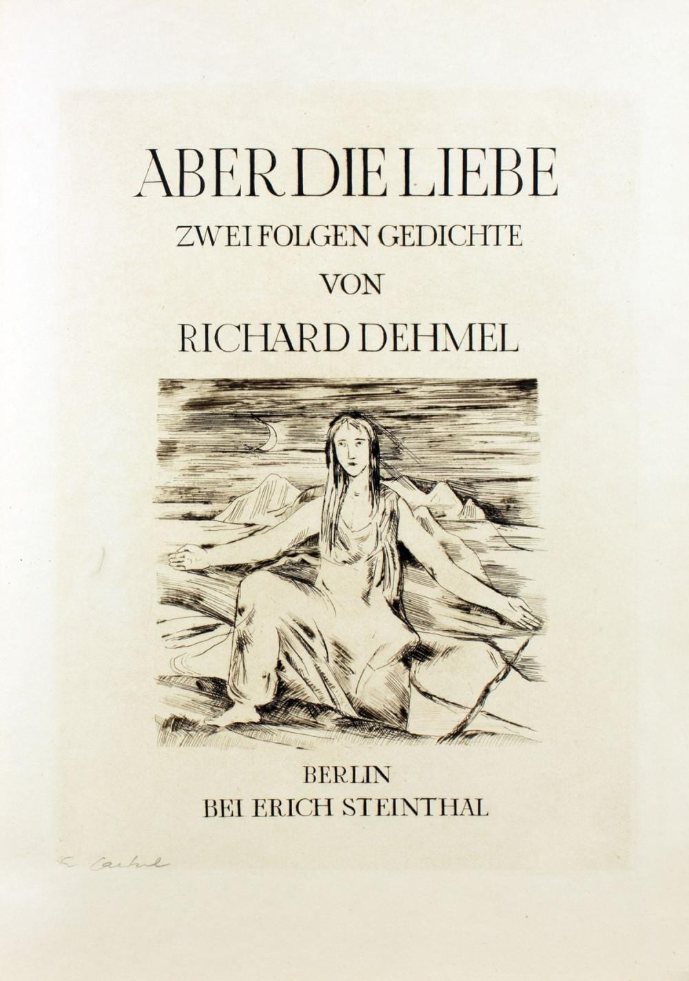 willy jaeckel richard dehmel aber die liebe · Christian Hesse Auktionen · 2025-05-31 Willy Jaeckel comparable auction result: willy jaeckel richard dehmel aber die liebe