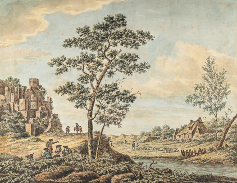 Nicolaas Wicart comparable auction result: nicolaas wicart 1748 utrecht 1815 burgruine an flusslauf