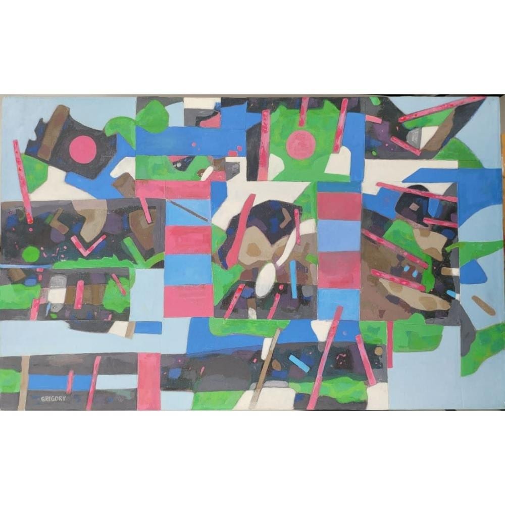 Bruce Gregory comparable auction result: bruce gregory american 1917 2002 signed abstract painting estate fresh