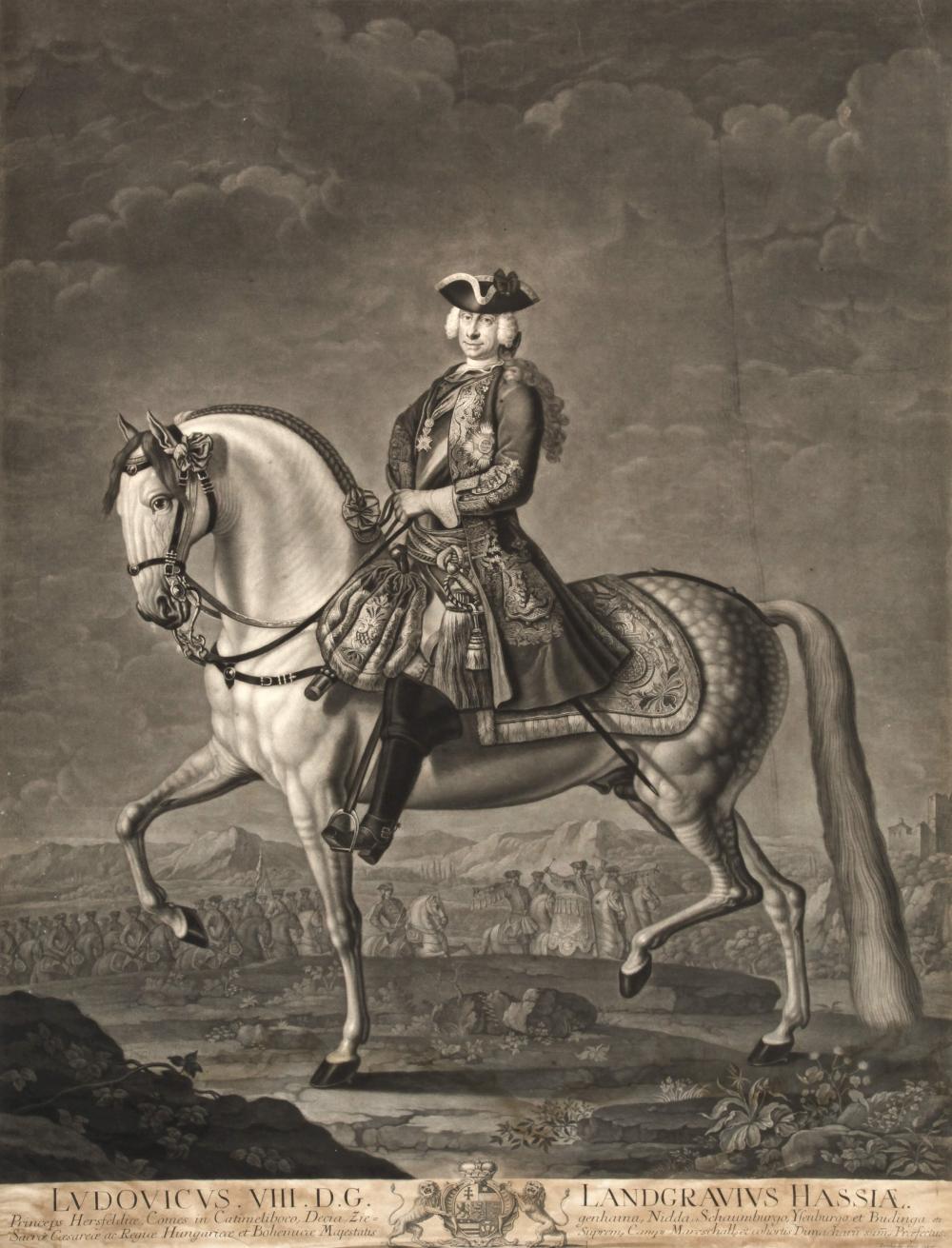 Bernhard Vogel comparable auction result: bernhard vogel ludwig der viii zu pferd