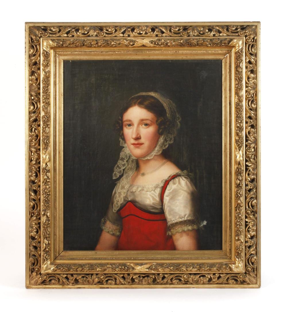 Friedrich Carl Gröger comparable auction result: friedrich carl gr ger m dchenbildnis
