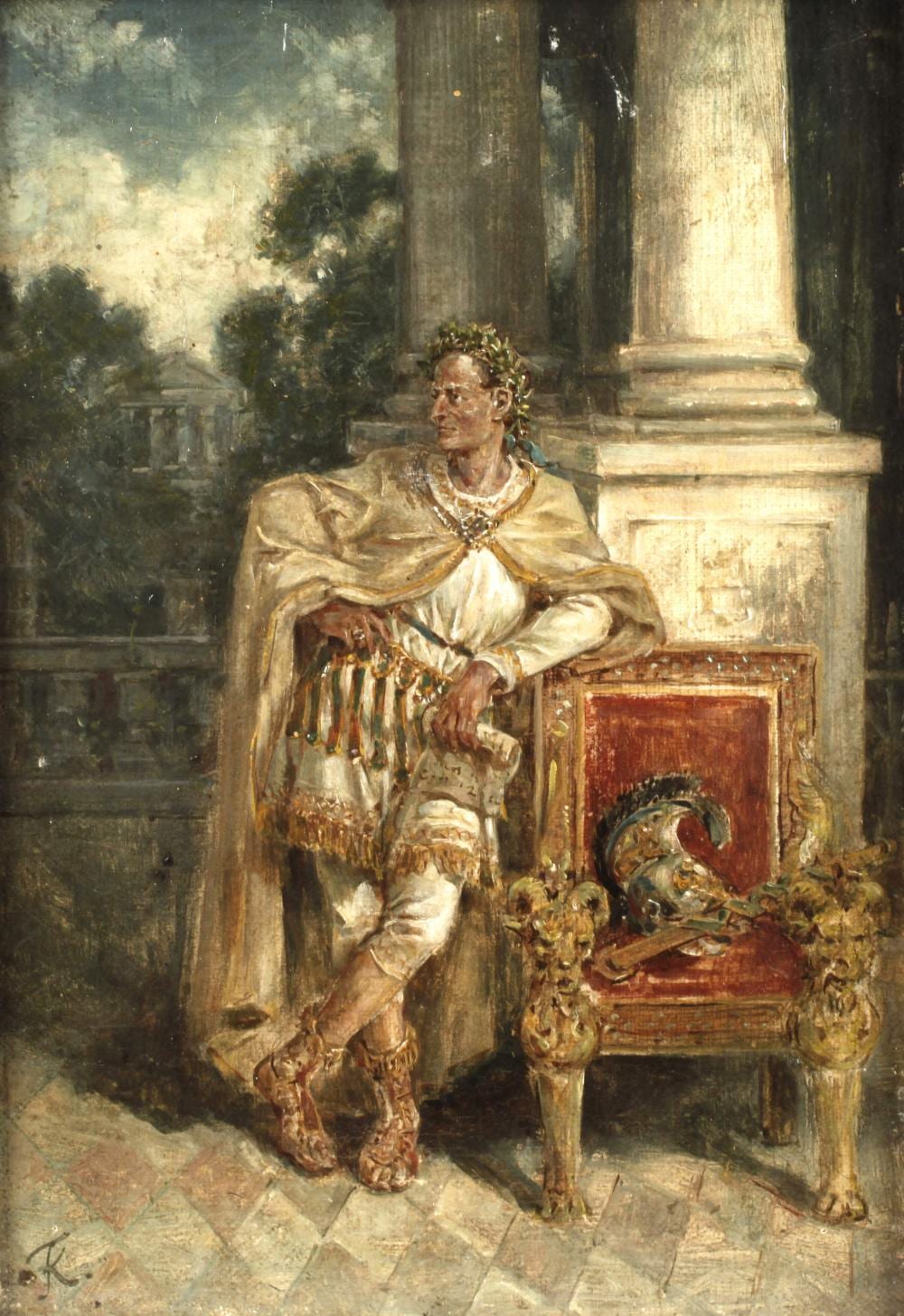 Friedrich Kaiser comparable auction result: friedrich kaiser bildnis eines r mischen kaisers
