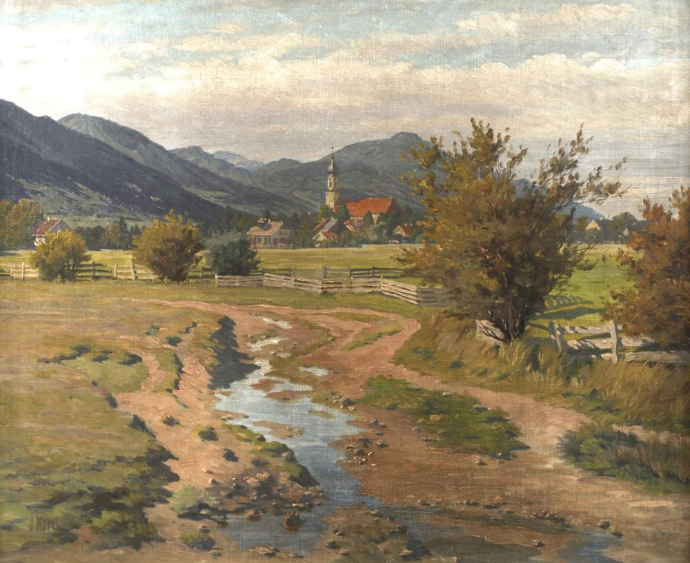 Otto Kubel comparable auction result: otto kubel anger in berchtesgaden
