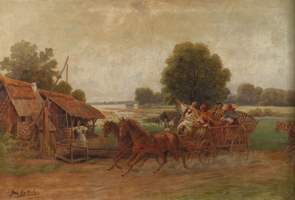 Georg Mohr comparable auction result: johann georg mohr heimkehr in fr hlicher gesellschaft