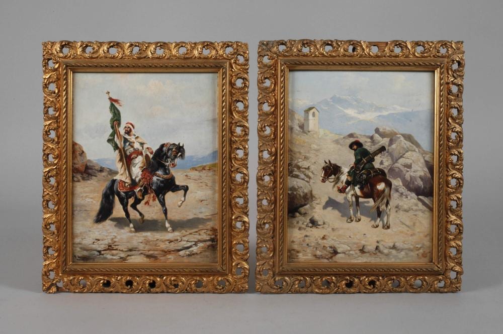 Alfred Schönian comparable auction result: alfred sch nian reiterpendants