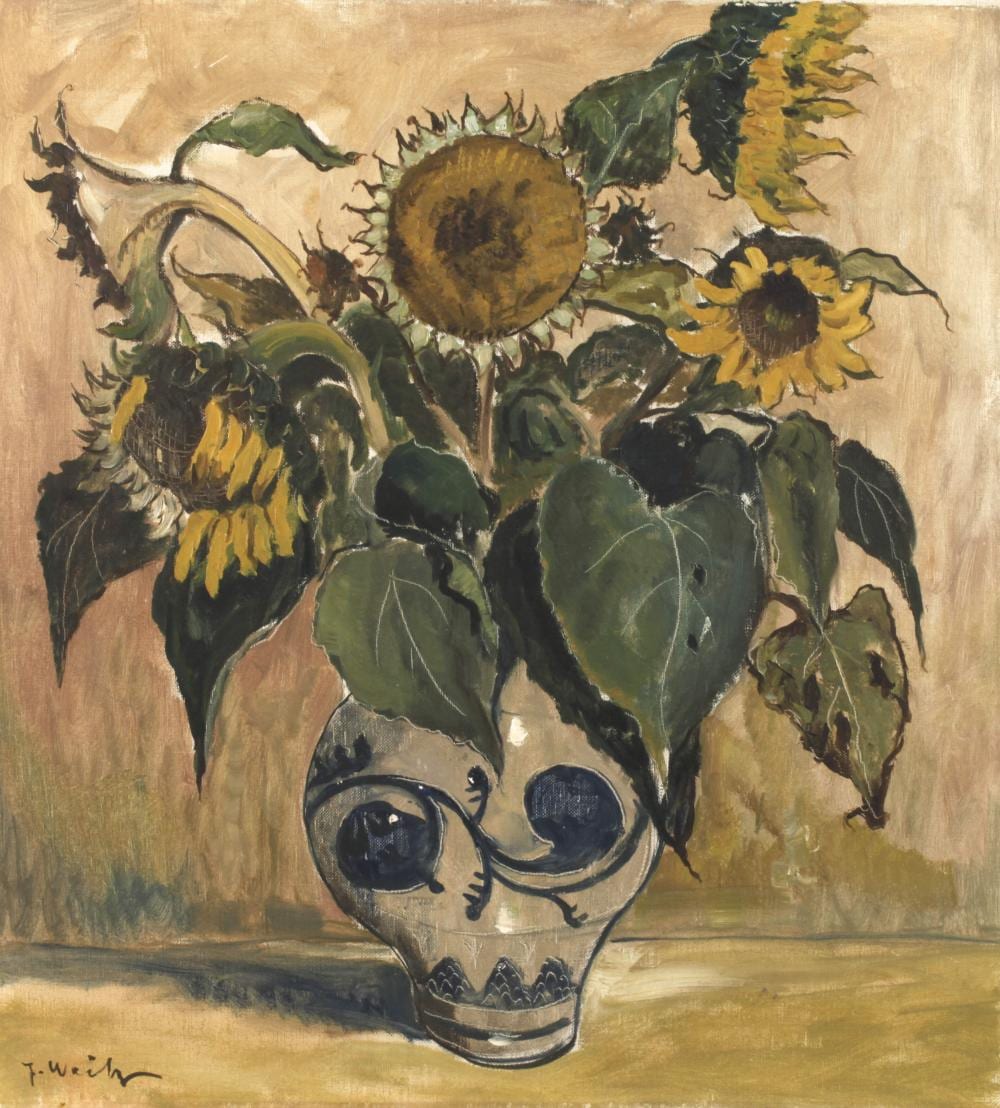 Jakob Weitz comparable auction result: jakob weitz sonnenblumenstillleben