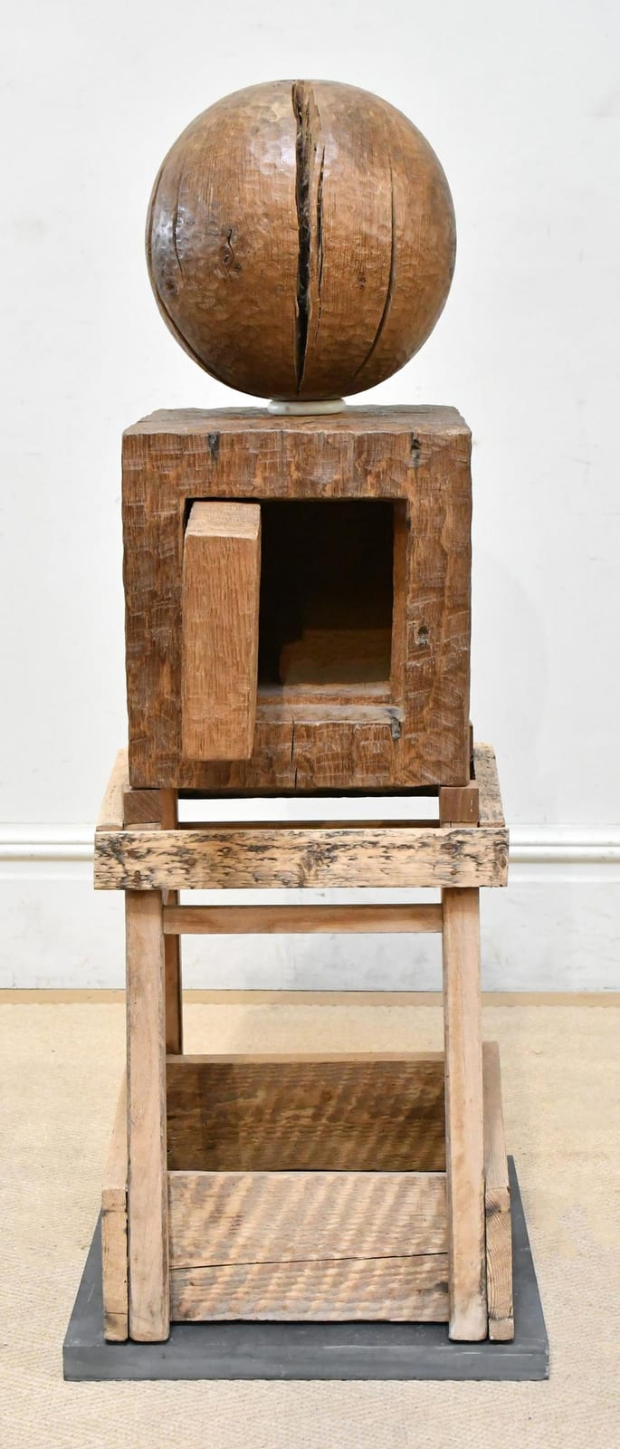 David (1928) Gilbert comparable auction result: david gilbert 1928 2016 oak pine and beech on a slate plinth base bust of wittgenstein height 106cm width 33cm