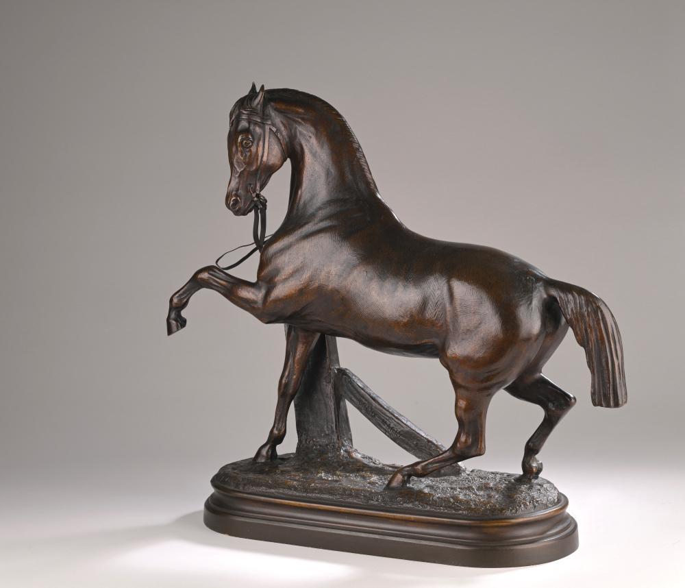 Pierre Lenordez comparable auction result: pierre lenordez 1815 1892 cheval l attache
