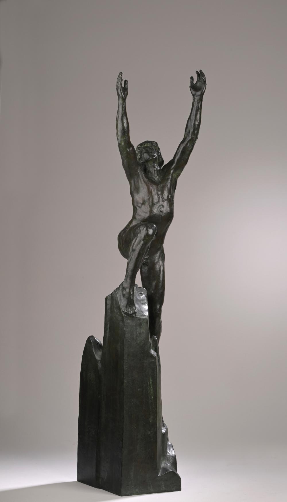 Paul Maximilien Landowski comparable auction result: paul landowski 1875 1961 aviation ou aspiration humaine ou monument wilbur wright