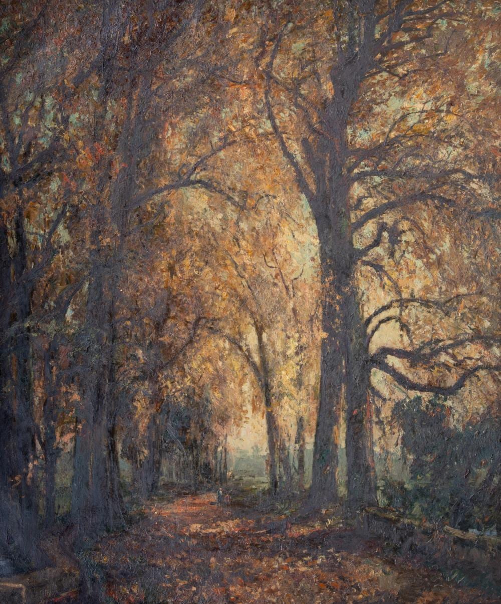 Pieter Gorus comparable auction result: pieter gorus 1881 1941 view of an forest path in autumn 1925 oil on canvas 150 x 125 cm 59 0 x 49 2 in frame 168 x 143 cm 66 1 x 56 3 in