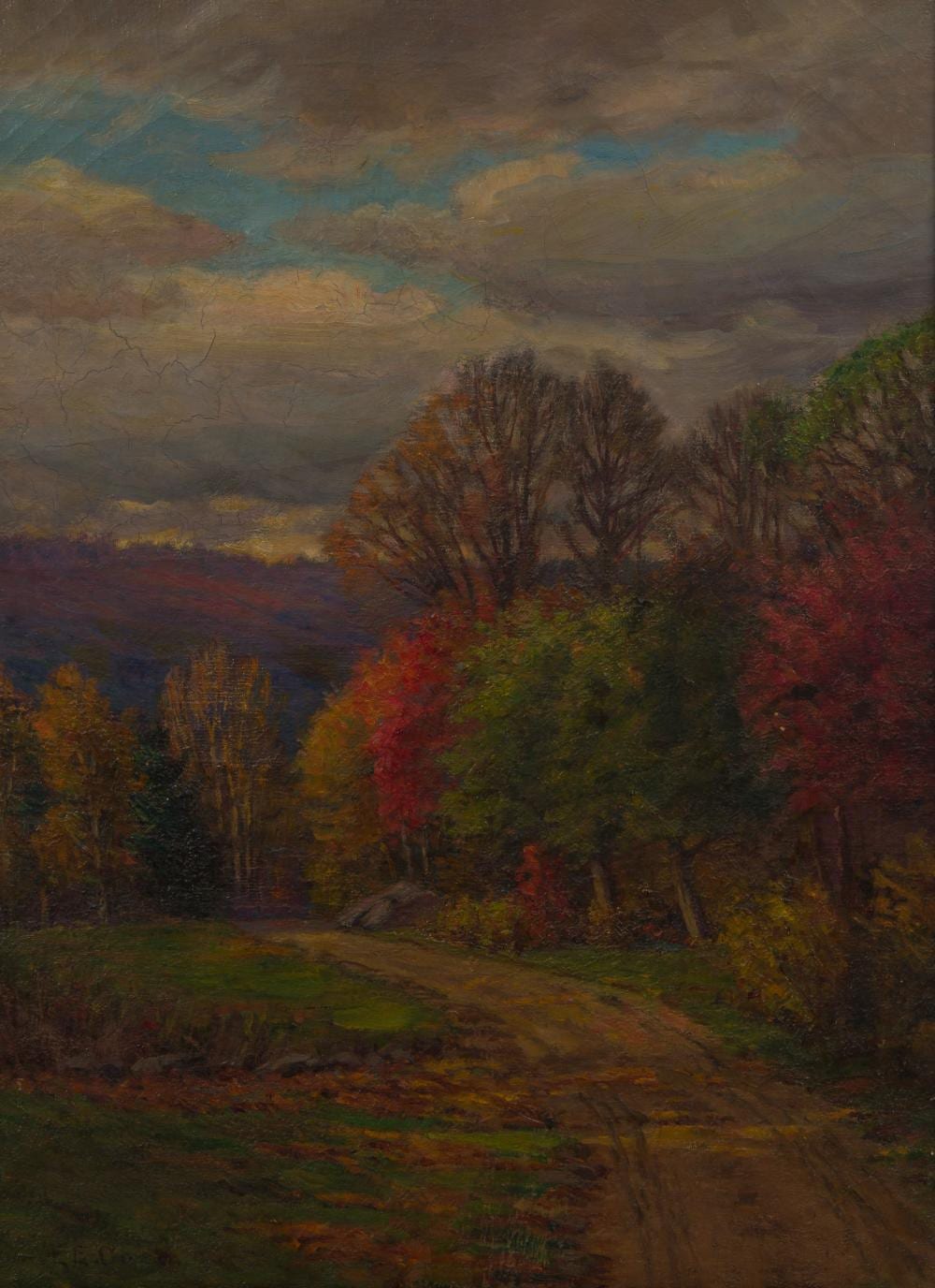 Edmund Elisha Case comparable auction result: edmund elisha case american 1844 1919 oil on canvas