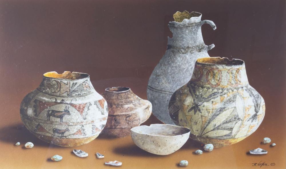 Bernard Vetter comparable auction result: bernard vetter 1940 relics of the southwest