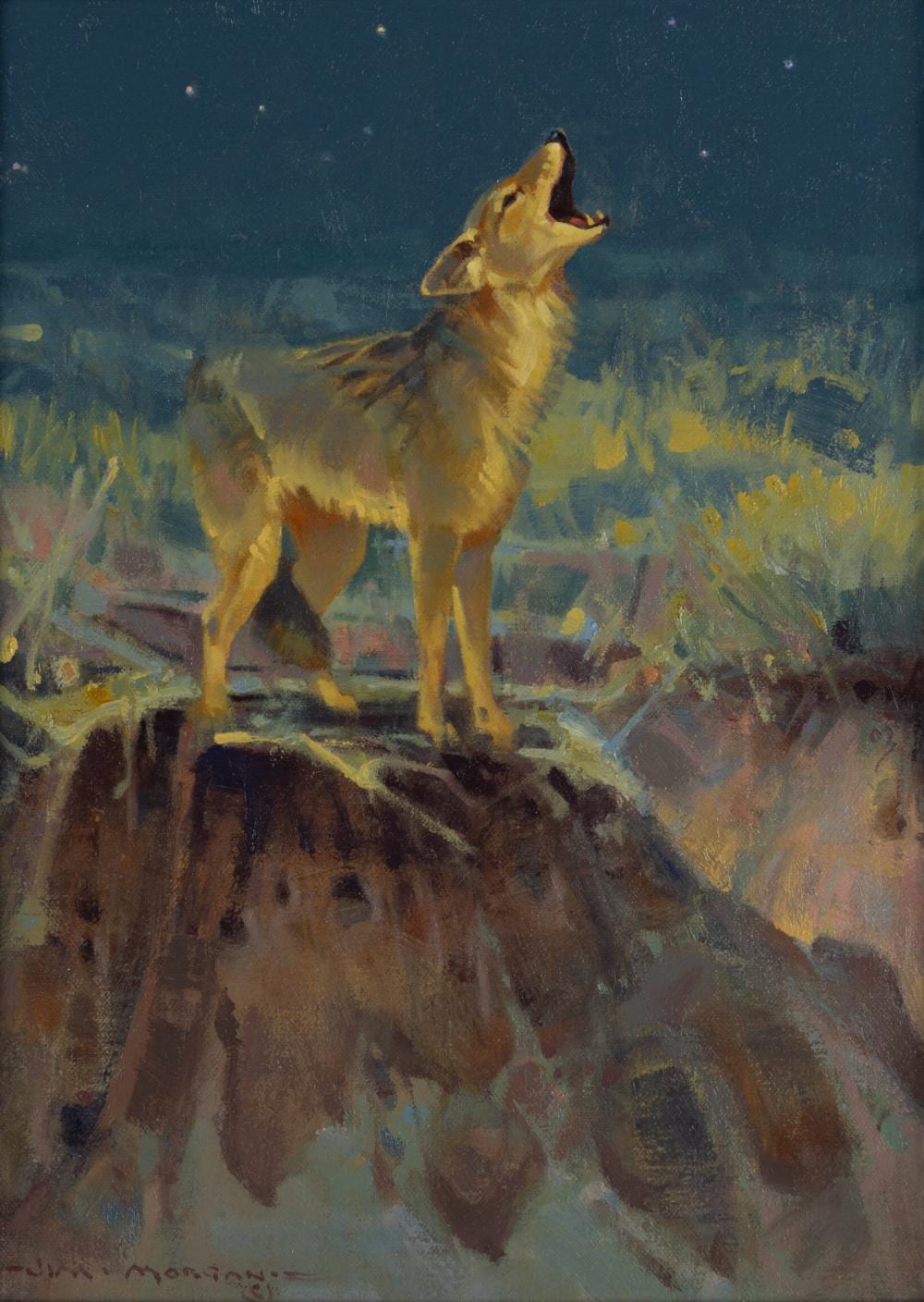 Jim Morgan comparable auction result: jim morgan 1947 the sagebrush serenade 2003