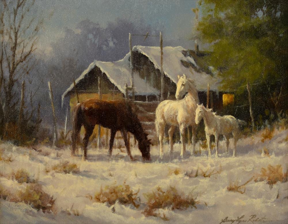 Gary Lynn Roberts comparable auction result: gary lynn roberts 1953 her first snow