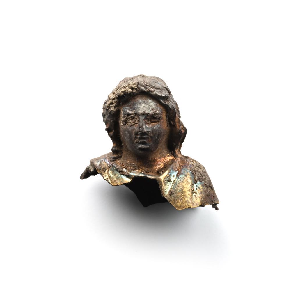 ROMAN SILVER BUST FRAGMENT sold by TimeLine Auctions, lot 704 — auction record photograph