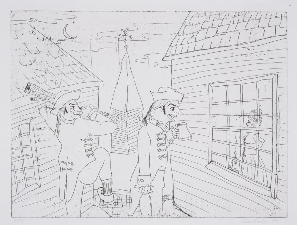 Sean Landers comparable auction result: sean landers b 1962 voyeur from st tzmappe