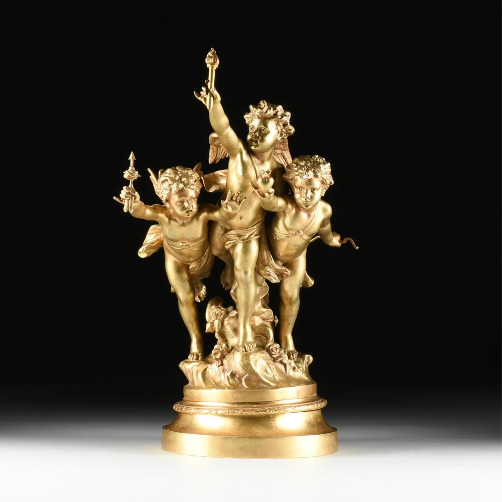 Jean Louis Grégoire comparable auction result: jean louis gr goire french 1840 1890 love s victory late 19th century 26 3 4 in 67 9 cm
