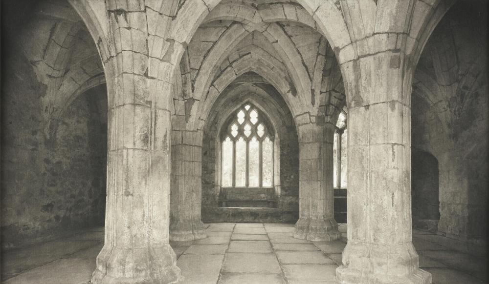 Dick Arentz comparable auction result: dick arentz american b 1935 chapter house valle crucis wales 1985 21 3 8 x 26 in 54 3 x 66 cm frame 23 x 29 in 58 4 x 73 7 cm