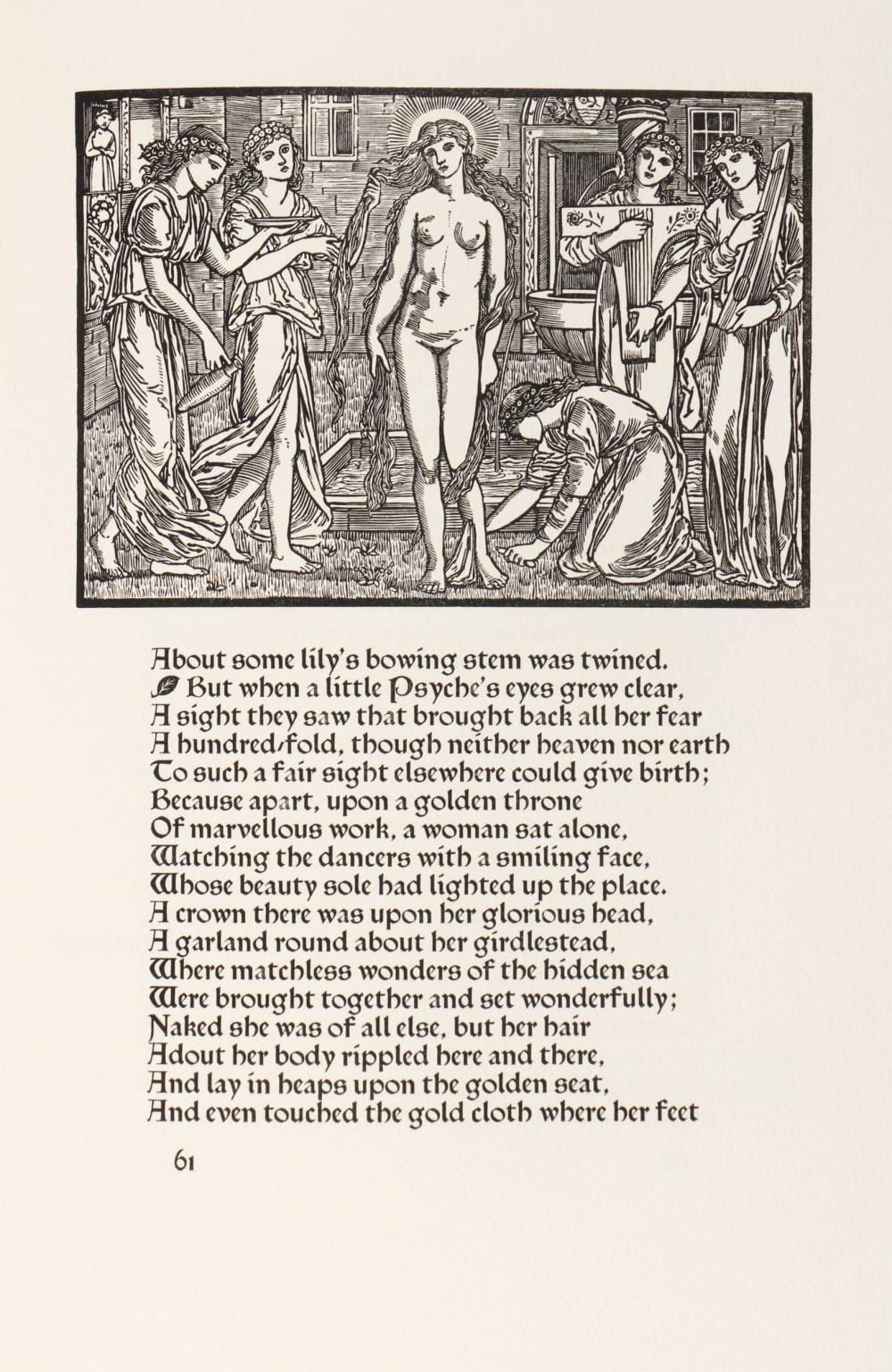 Bill Ambagtsheer comparable auction result: clover hill editions morris w the story of cupid and psyche with illustrations designed by edward burne jones mostly engraved on the wood by wi