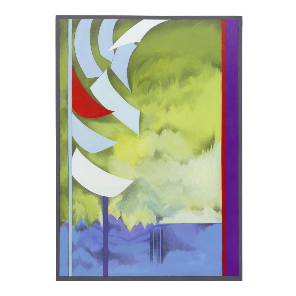 sonia gechtoff 1926 2018 hiroshige revisited ii 54 x 38 in 137 2 x 96 5 cm painted in 1988 · Bonhams · 2025-05-15 Sonia Gechtoff comparable auction result: sonia gechtoff 1926 2018 hiroshige revisited ii 54 x 38 in 137 2 x 96 5 cm painted in 1988