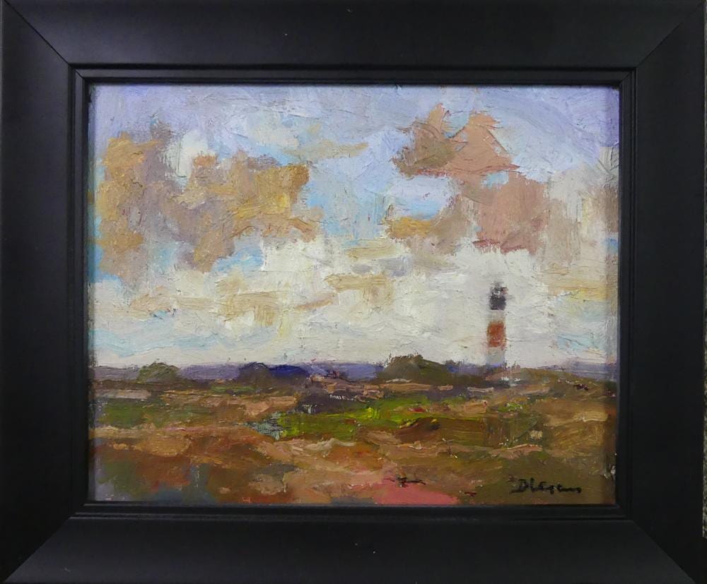 david lazarus lighthouse painting · Americana Auctions · 2025-05-18 David Lazarus comparable auction result: david lazarus lighthouse painting