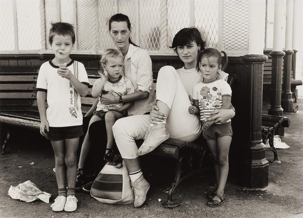 Tom Wood comparable auction result: tom wood mother daughter grandchildren new brighton 1983 84