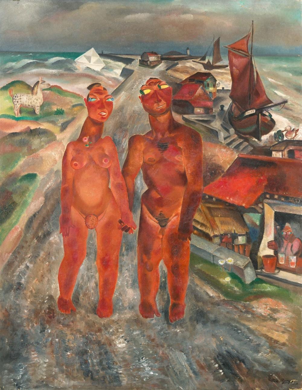 Georges Creten comparable auction result: georges creten le d barquement cyth re 1926